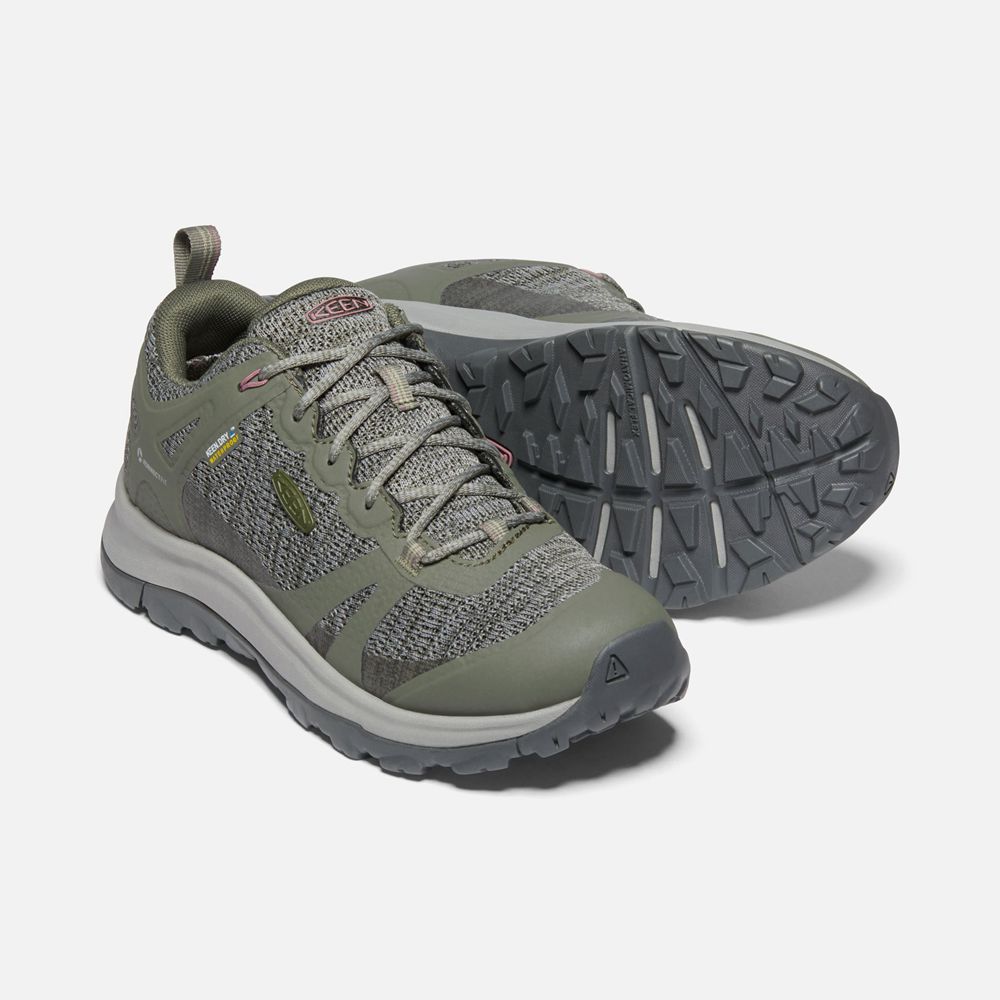 Keen Spor Ayakkabı Kadın Zeytin Yeşili - Terradora Ii Waterproof Shoes - Türkiye XHKE45971